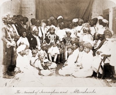 Mahabat Khan (1851-1882), de Nawab van Junagarh, 1870s door Unbekannt Unbekannt